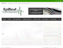 Tablet Screenshot of epibeat.com